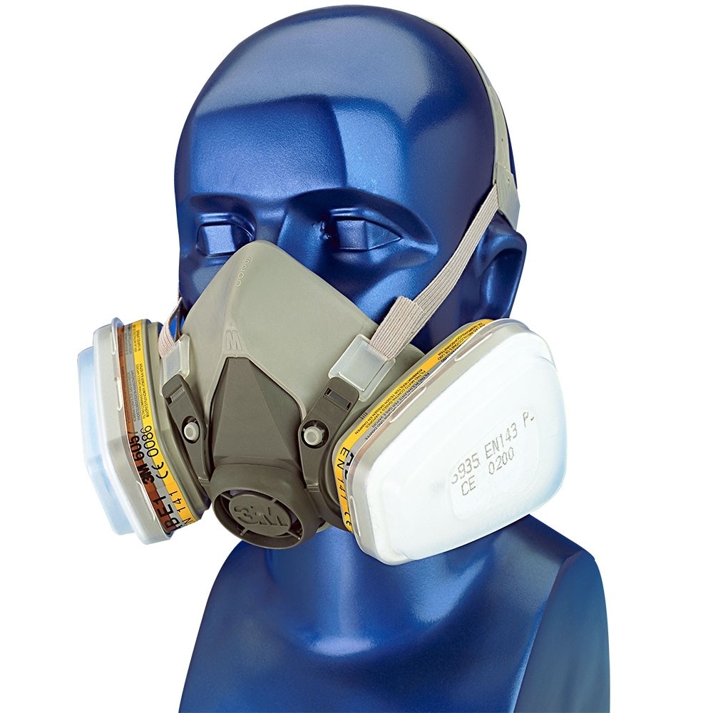 Masque respiratoire 3M 6000 A1 P2 kit complet - Allcity.fr