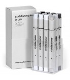 Stylefile Marker Brush Set 12-Neutral Grey